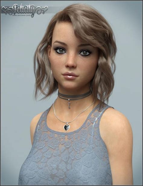 Sase Felicity For Genesis 8 3d