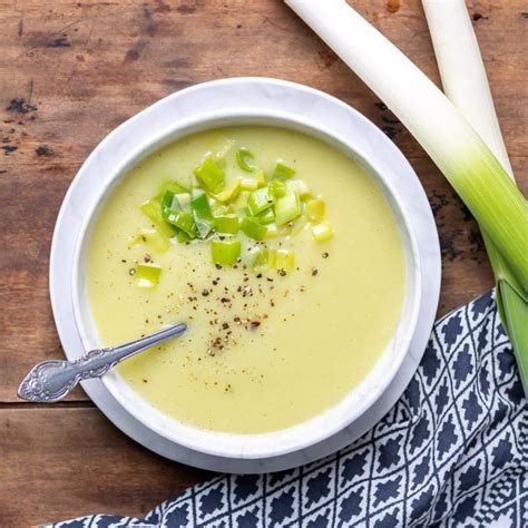 Easy Creamy Potato Leek Soup Veggie Desserts