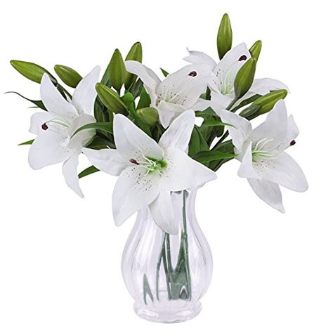 To add the accent, take your second color of spray paint and randomly spritz the petals until you're satisfied with the look. Artificial Flowers with Vase: Amazon.co.uk