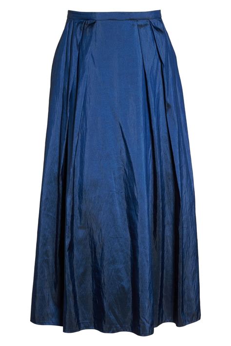 Alex Evenings Taffeta Ballgown Skirt In Navy Blue Lyst
