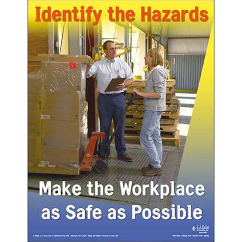 General Safety Workplace Safety Awareness Poster Identify The Hazards
