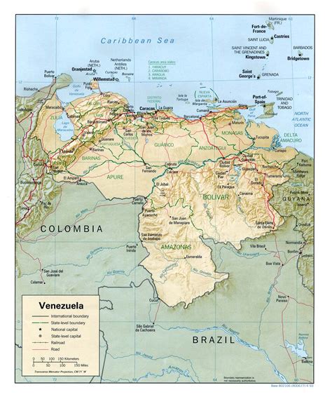 Arval Mapa De Relieve De Venezuela
