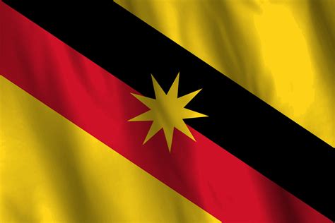 Download Flag Of Sarawak 40 Shapes Seek Flag