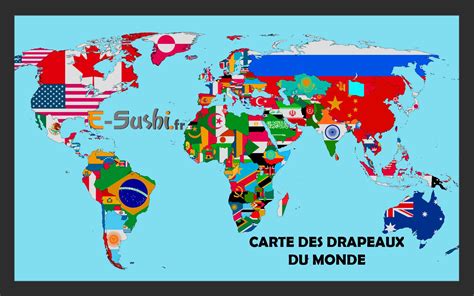 Carte Du Monde Atlas Arts Et Voyages Carte Du Monde Drapeaux Du
