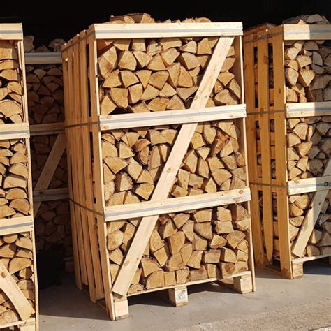 Kiln Dried Mix Birchalder Firewood In 18 Rm Wooden Crates Timber