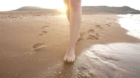 Feet Walking On Beach Stock Footage Sbv 330573939 Storyblocks