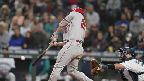 Trout Homers Twice Ohtani Pitches Angels Past Mariners 4 1 Seattle Sports