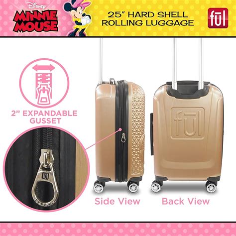 Get Your Own Style Now Pink Floral Hardshell Suitcase With Wheels Ful
