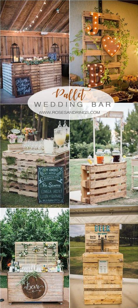 24 Rustic Country Wood Pallet Wedding Ideas Roses And Rings Part 2 결혼식