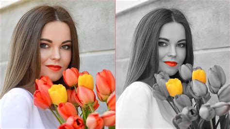 Photoshop Tutorial How To Isolate Color While Convert Photos To