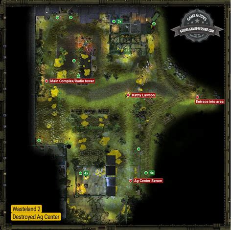 Ag Center Destroyed Ag Center Locations Wasteland 2 Game Guide