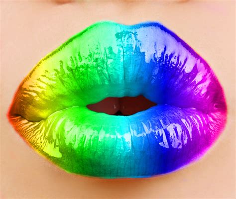 Rainbow Lips 2 By Kallieboyes On Deviantart