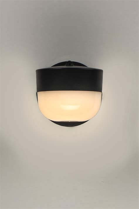 Photocell Outdoor Wall Light - Vaxcel Lighting T0225 Textured Black Halsted Single Light 23 Tall ...