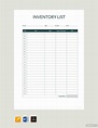 FREE Inventory Template - Download in Word, Google Docs, Excel, PDF ...