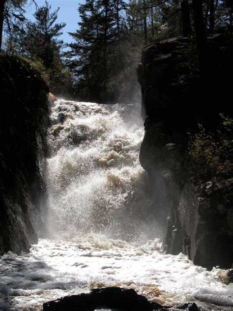 Black River Falls In Ishpeming Michigan In The Upper Pennisula Have