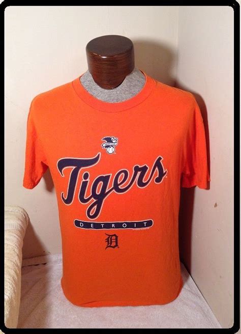 Euc Vintage Medium Detroit Tigers T Shirt Tee Mlb Delta Original Tiger T Shirt Vintage