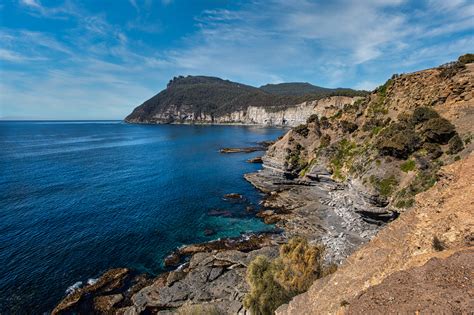 Fossil Cliffs On Maria Island Tasmania Australia