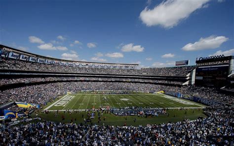 Qualcomm Stadium San Diego Ca Nfl Stadiums San Diego Chargers