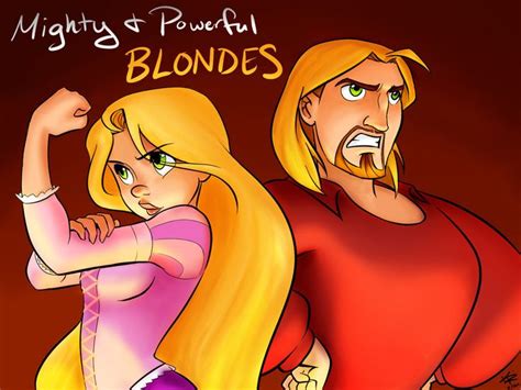 Mighty And Powerful Blondes By Kra On Deviantart Ahahahahahah Disney