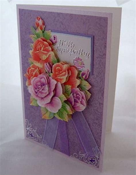 3d Decoupage Tutorial And Instructions With Photos Floral Cards