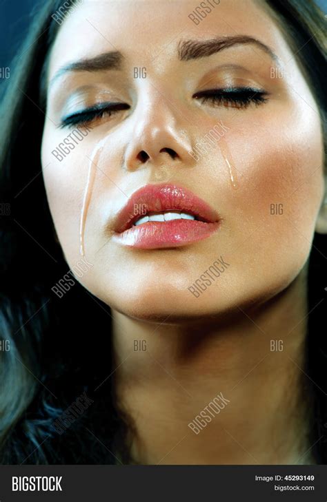 Crying Beauty Girl Image And Photo Free Trial Bigstock