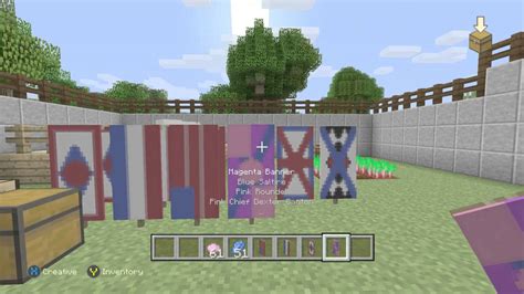 How To Make Custom Banners On Minecraft For Xbox Youtube