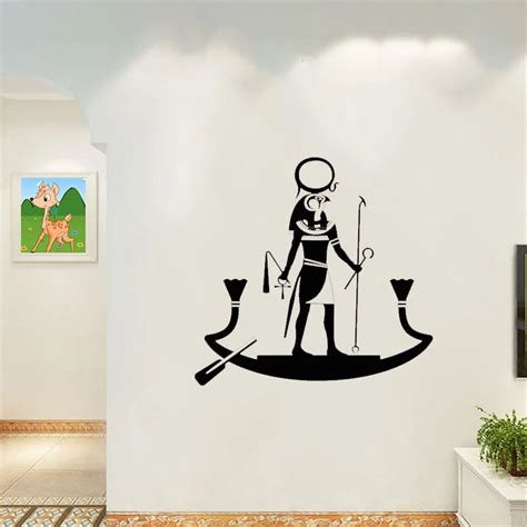 Art Mural Ancient Egyptian God Ra Religion Egypt Wall Stickers For Bedroom Living Room Home