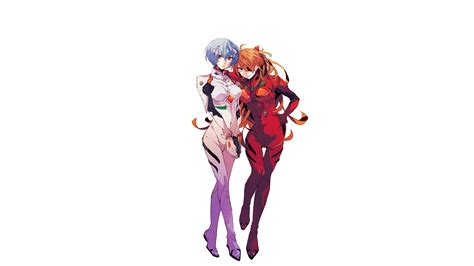 Anime Girls Makinami Mari Ayanami Rei Neon Genesis Evangelion Asuka Langley Soryu Hd