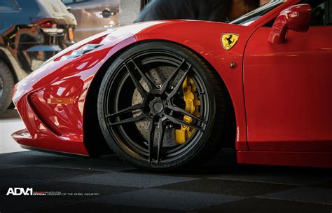 Ferrari 458 Speciale On Matte Black Adv1 Wheels