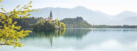 Panorama Of Bled Lake In Slovenia Stock Photo Image Of National