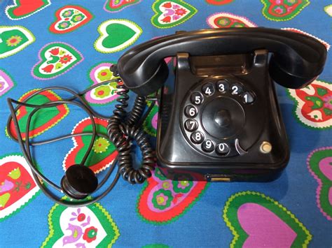 Vintage Rotary Telephone Iskra Yugoslavia Bakelite Model Ata Etsy