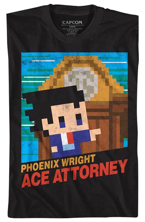 Phoenix Wright Ace Attorney T Shirt Capcom Mens T Shirt