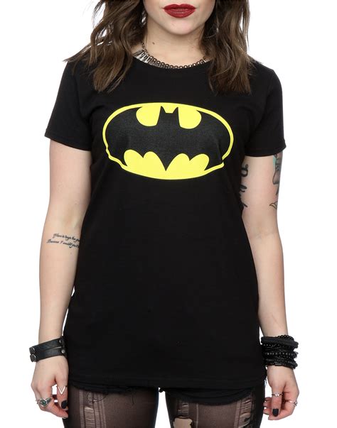 Dc Comics Womens Batman Logo T Shirt Ebay