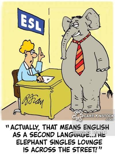 Esl Cartoons And Comics Funny Pictures From Cartoonstock Grammar Jokes Teacher Humor Esl