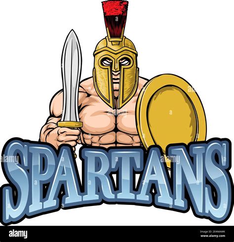 Spartan Trojan Sports Mascot Stock Vector Image And Art Alamy