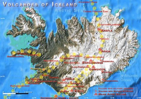 Map Of Europe Volcanoes World Maps