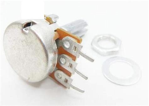 10 Pcs Wh148 B10k Linear Potentiometer 15mm Shaft With Nuts And Washers
