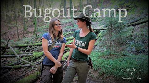Two Girls In The Wild Übernachtung Im Bugout Camp Mit Survival Lilly Tii 4k Youtube