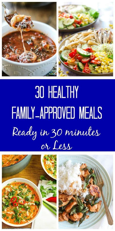 Definitely another one for the cheap family meals scrapbook! Healthy 30 Minute Meals for Families | 30 minute meals ...