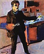 Andre Derain, Self-portrait in studio, c.1903 | Andre derain, Fauvism ...