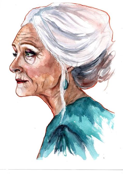 21 Old Woman Sketch Face Armondmaillaidh