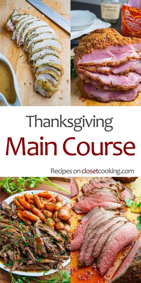 Martha stewart's vegetarian recipes for thanksgiving include vegetable lasagna, roasted squash, and mushroom risotto. Thanksgiving Main Course Recipes in 2020 | Thanksgiving ...
