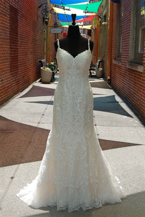 Beaded Lace Straps Ivory Weddingdress Ellens Wedding Dresses Wedding Dresses Lace