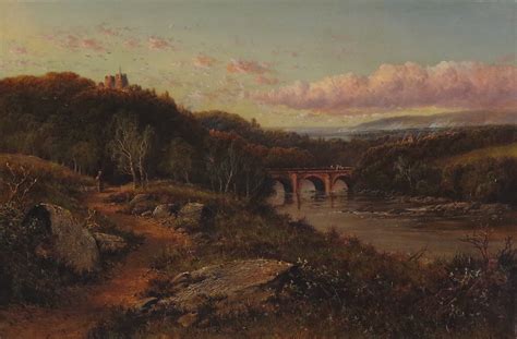 Edmund John Niemann English Country Landscape Victorian Oil Painting