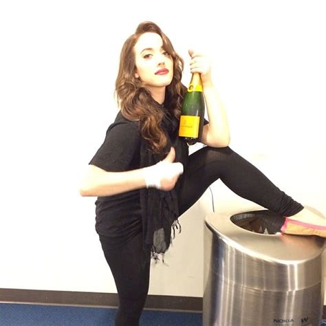 Kat Dennings Popped Some Champagne After The Show People S Choice