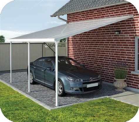 We are a nationwide supplier of steel building kits. Palram 13x20 Feria Attached Metal Carport Kit | Metal ...