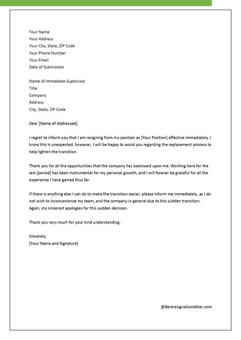 Casual Resignation Letter Format For Bpo Company Career Objective