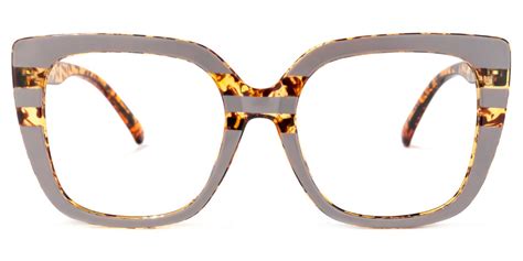 Brenda Square Mauve Frame Glasses Zeelool Optical Lunettes