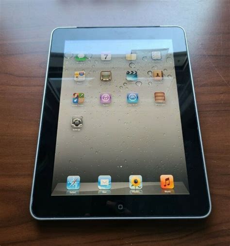 Apple Ipad 1st Gen 64gb Wi Fi Cellular Atandt 97in Black For