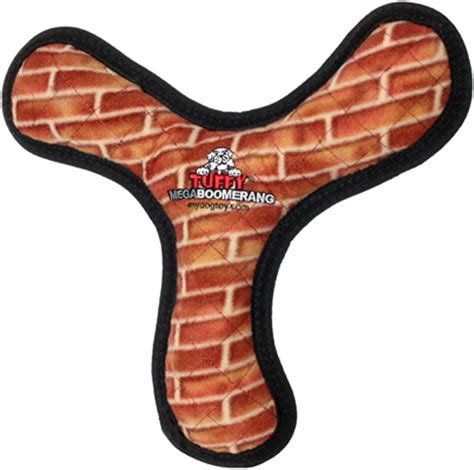 Tuffy Worlds Tuffest Soft Dog Toy Mega Boomerang